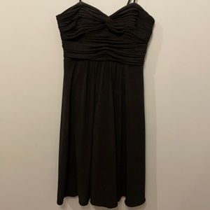 Strapless laundry by design black dress